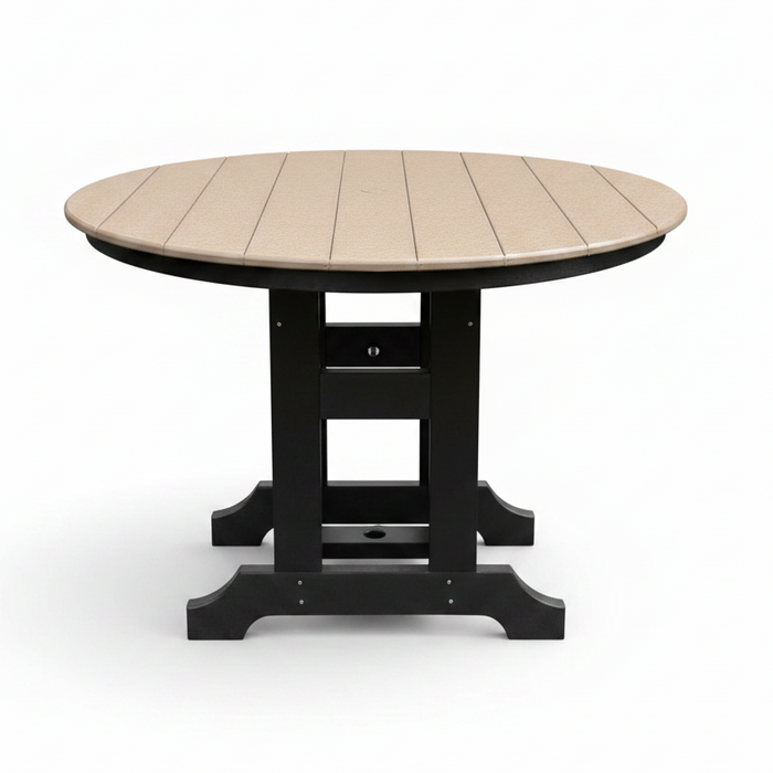 Amish Superior Adirondack 48" Round Dining Set - In-Stock - Multiple Colors