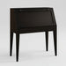 Amish Mid Century Shaker Secretary Flip Down Lid Desk Muted Black 