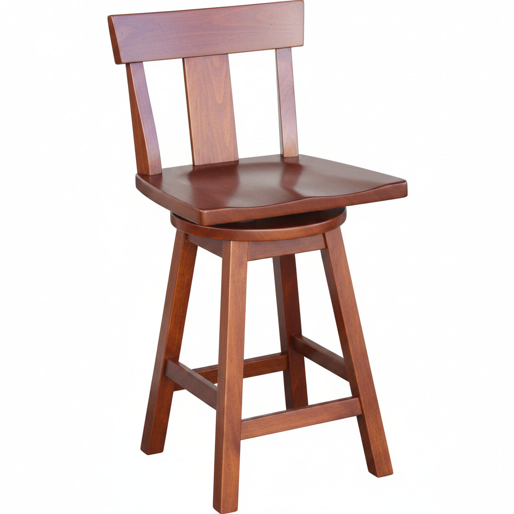 Amish Made Wooden Stool
American Made Wooden Stool
Towhee Bar Chair Swivel Bar Chairs Contemporary