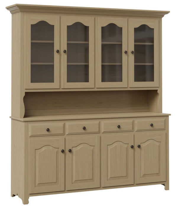 Traditional 4-Door Hutch 4-Door Hutches Traditional