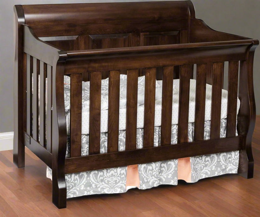 Amish Traditional Panel 3-in-1 Converter Crib Converter Cribs Contemporary