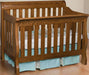 Amish Traditional Slat 3-in-1 Converter Crib Converter Cribs Contemporary