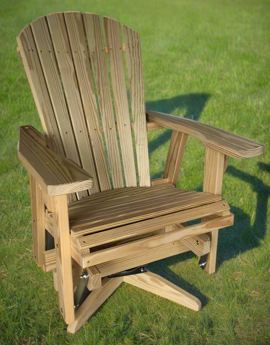 Amish Treated Adirondack Swivel Glider Treated Gliders