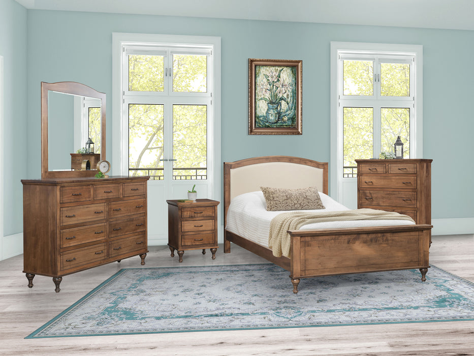 Troy Lane Furniture - Amish Madison Bedroom Set - Solid Brown Maple