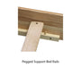Troyer Ridge Slat Peg Detail