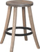 Turnstone Bar Stool With Metal Ring Barstools Contemporary