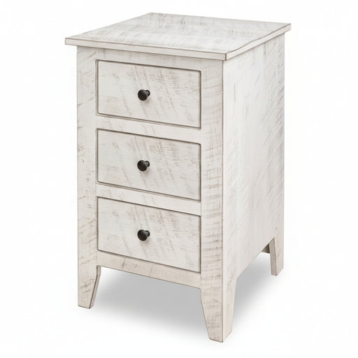 Quick Ship Livingston 3-Drawer Nightstand Nightstands Farmhouse Rough Sawn