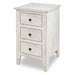 Quick Ship Livingston 3-Drawer Nightstand Nightstands Farmhouse Rough Sawn