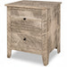 Quick Ship Livingston 2-Drawer Nightstand Nightstands Farmhouse Rough Sawn