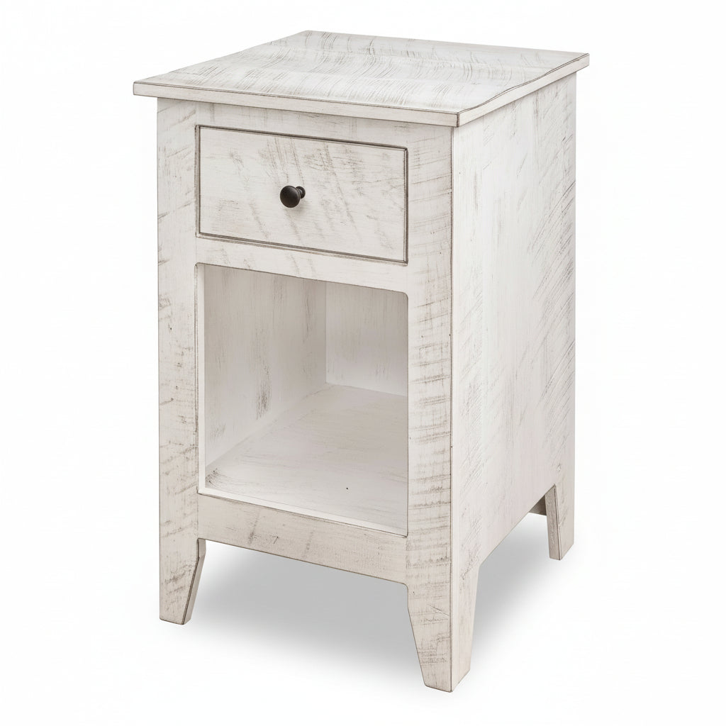 Quick Ship Livingston Open Nightstand Open Nightstands Farmhouse Rough Sawn