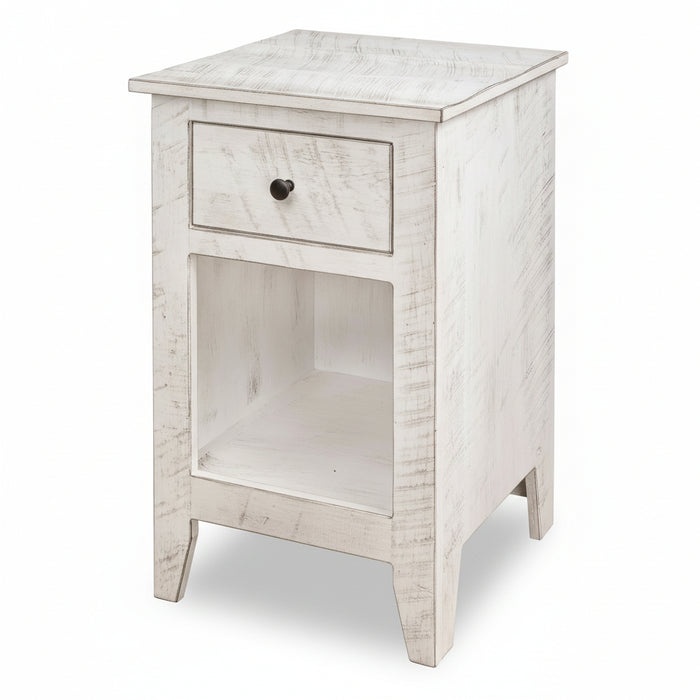 Quick Ship Livingston Open Nightstand Open Nightstands Farmhouse Rough Sawn