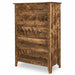 Quick Ship Livingston Tall Chest of Drawers Chest of Drawers Farmhouse Rough Sawn