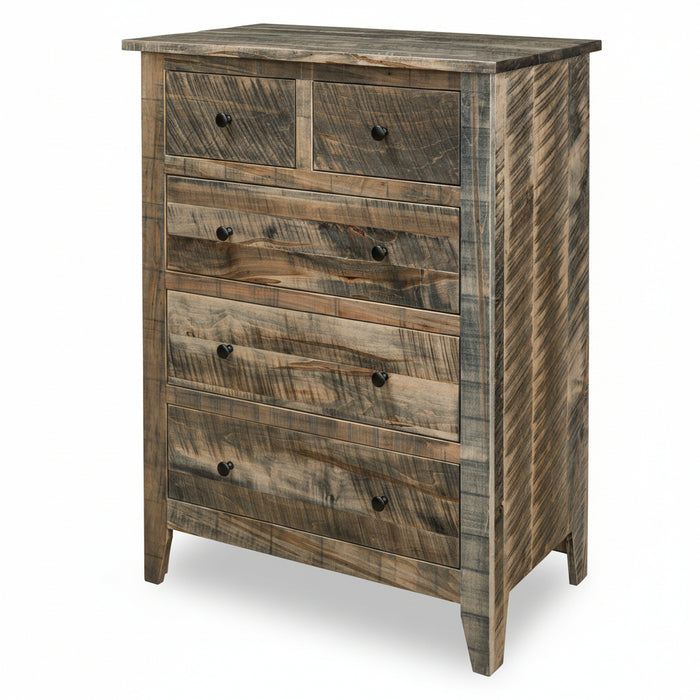 Quick Ship Livingston Chest of Drawers Chest of Drawers Farmhouse Rough Sawn
