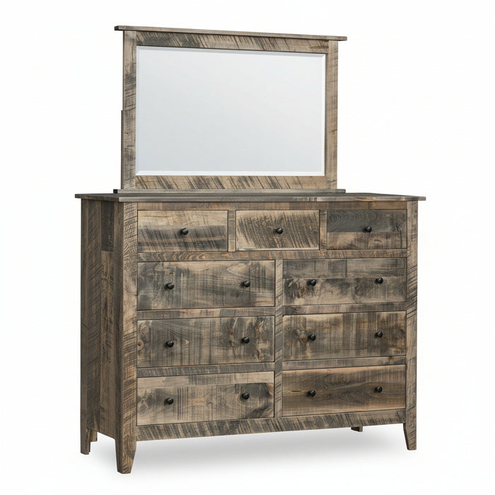 Quick Ship Livingston High Dresser Dressers Farmhouse Rough Sawn