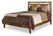 Quick Ship Livingston Open Panel Bed Panel Beds Contemporary Rough Sawn