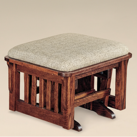 Amish Bow Arm Swivel Glider