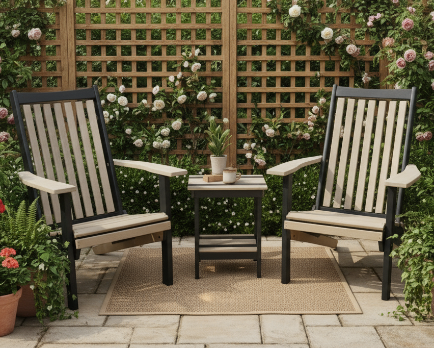 Amish Mission Adirondack Chair Set