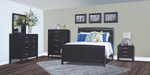 Amish Barrington Bedroom - Sleigh Bed 5-Piece Set Modern