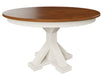 Amish Urbana Single Pedestal Table Single Pedestal Tables Farmhouse Modern