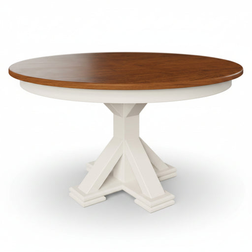 Amish Urbana Single Pedestal Table Single Pedestal Tables Farmhouse Modern