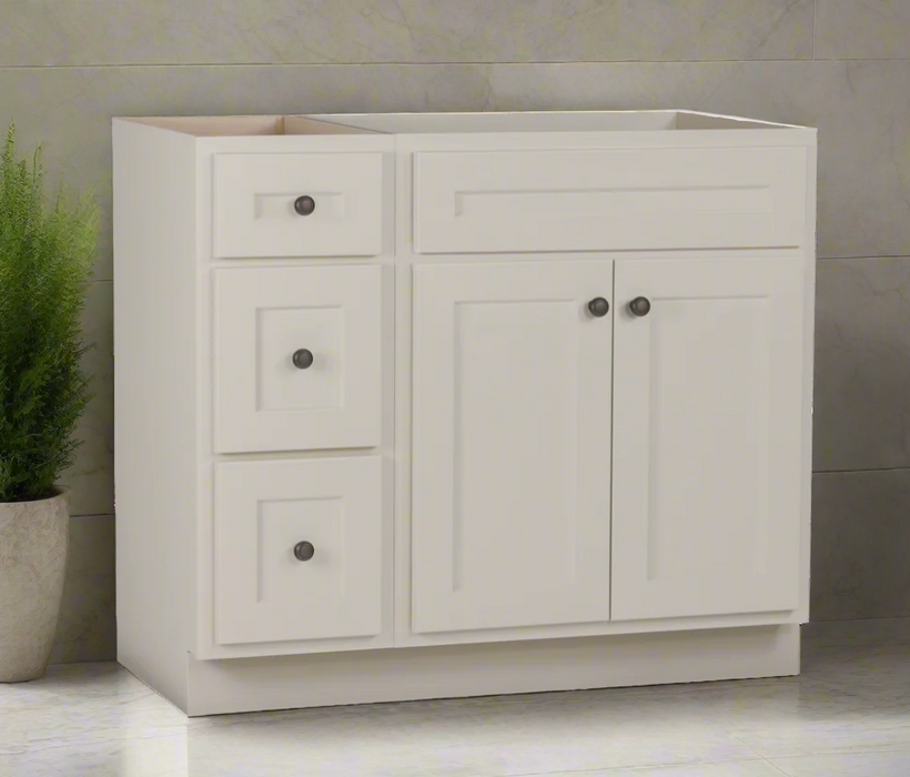 Amish Jamesport Bathroom Vanity - Multiple Sizes 42" Wide (Shown) Bathroom Vanities: 40-49" Wide Contemporary