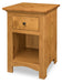 Quick Ship Amish Canton Open Nightstand Nightstands Mission Sunrise Hardware