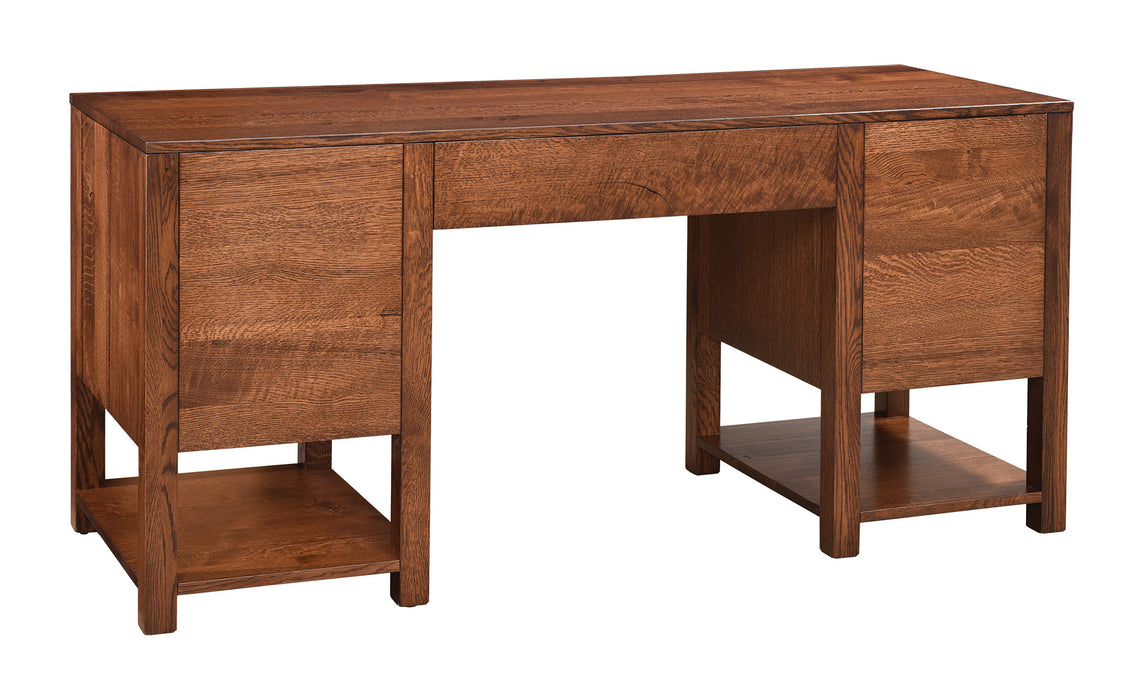 Wakefield Double Pedestal Desk Double Pedestal Desks Modern