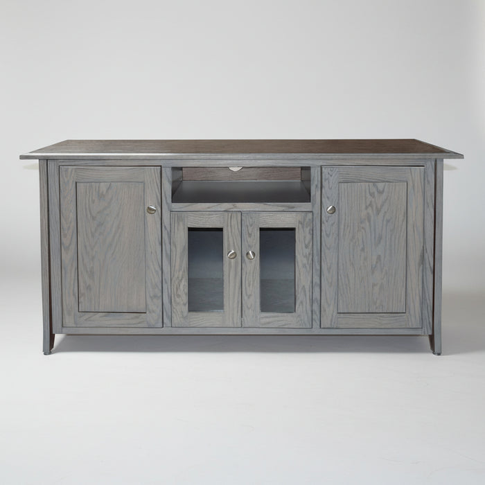 Amish Fostoria TV Stand - Multiple Sizes 56"W x 20"D TV Stands Mid-Century