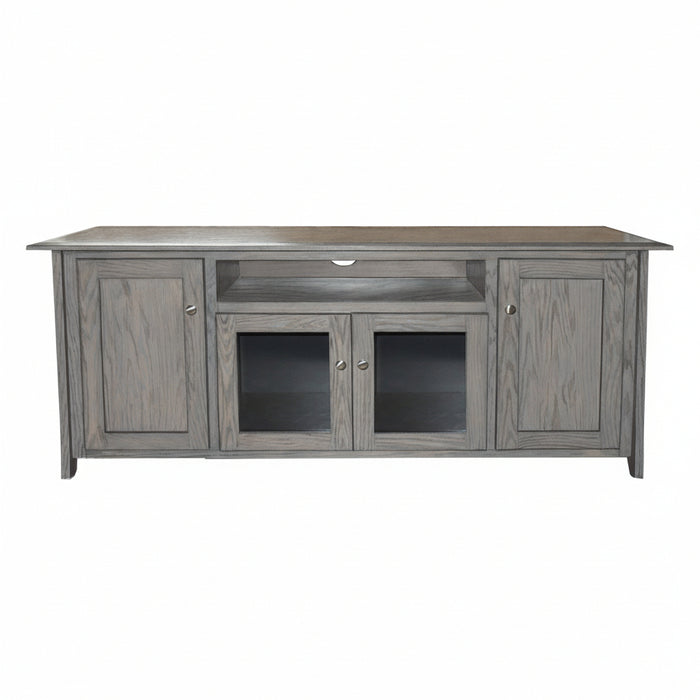 Amish Fostoria TV Stand - Multiple Sizes 66"W x 20"D TV Stands Mid-Century