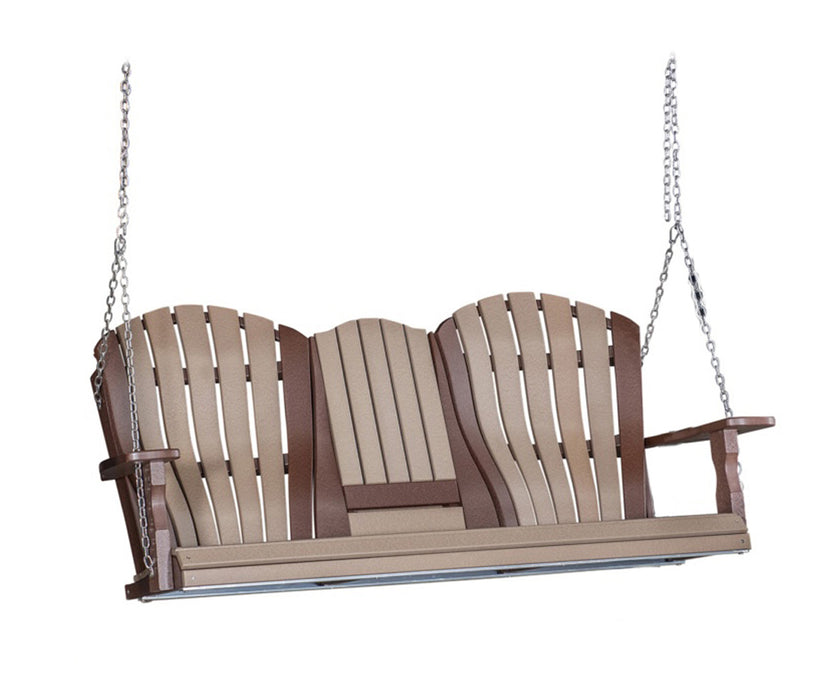 Amish Bentback Adirondack 5' Settee Swing - Swing Only