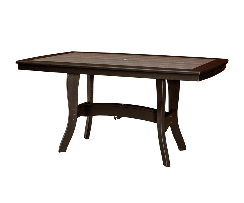 Amish WLP 44" x 72" Rectangle Poly Dining Table