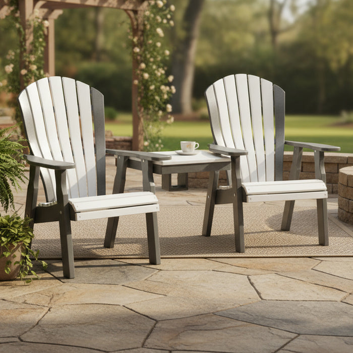 Amish Bentback Adirondack Tete-A-Tete Set