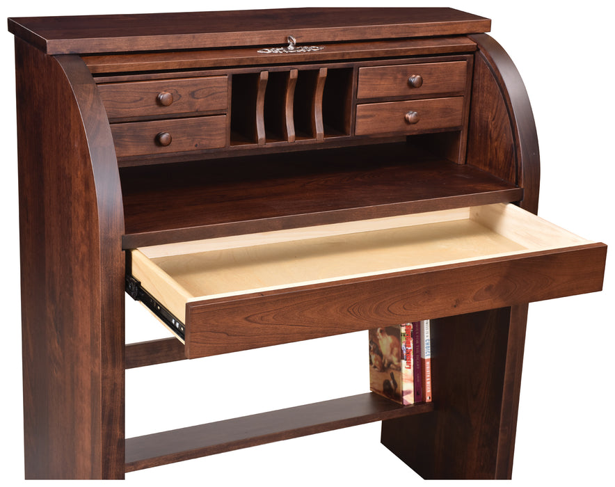 Amish Wilson Writing Rolltop Desk Rolltop Desks Contemporary