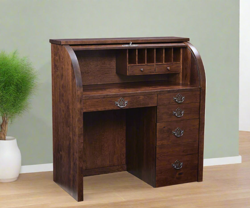 Amish Wilson Rolltop Desk Rolltop Desks Contemporary