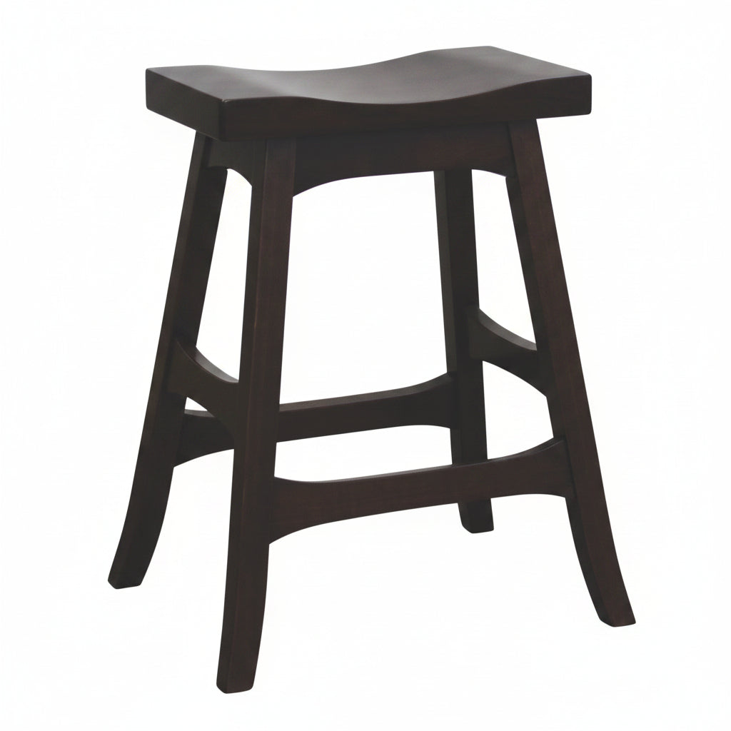 Amish Made Wooden Stool
American Made
Weston Wave Bar Stool Swivel Barstools Contemporary