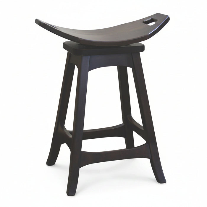 Amish Made Wooden Stool
American Made
Weston Swivel Saddle Bar Stool Swivel Barstools Contemporary