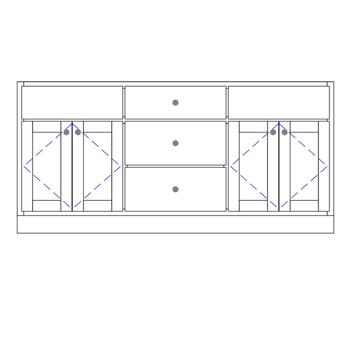 Amish Jamesport Bathroom Vanity - Multiple Sizes 72" Wide Bathroom Vanities: 40-49" Wide Contemporary