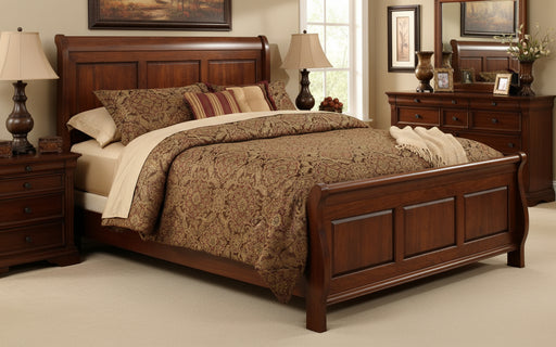 Amish Wilkshire Sleigh Bed Sleigh Beds Mission