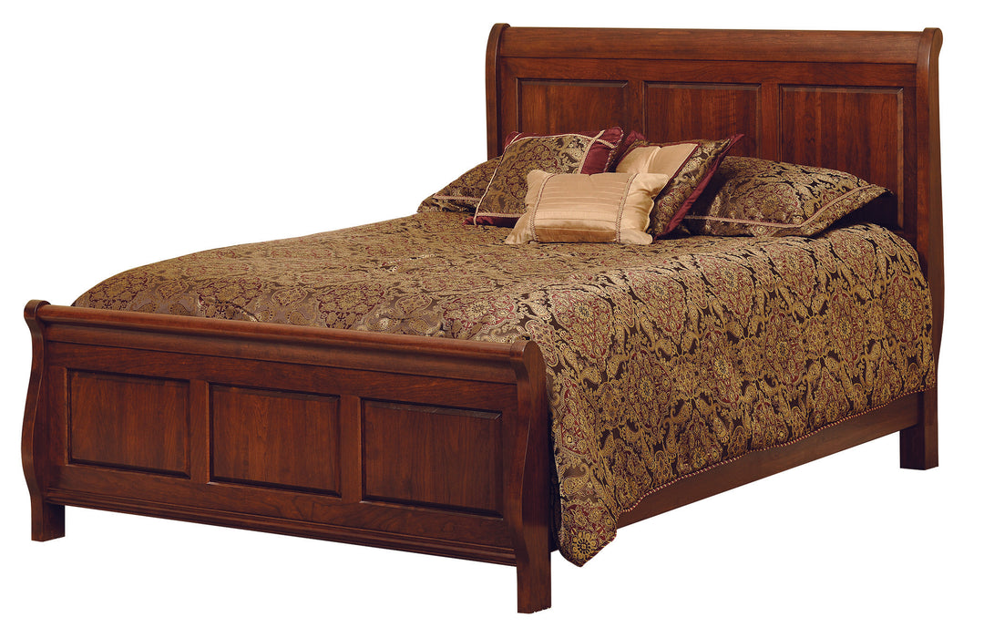 Amish Jamestown Sleigh Bed