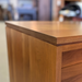 Amish Wyndham Hills - 5-Pc.Set - Amish Mid-Century Bedroom Set - Queen Bed Set - Solid Cherry Amish Bedroom - Nightstand Close Up Detail