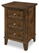 Quick Ship Amish Arlington 3-Drawer Nightstand Nightstands Contemporary Sunrise Hardware