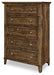 Quick Ship Amish Arlington Tall Chest of Drawers Chest of Drawers Contemporary Sunrise Hardware