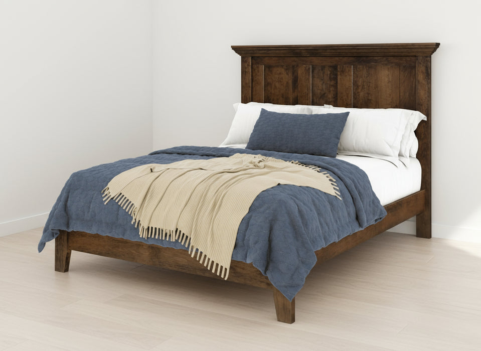 Quick Ship Amish Arlington Bed With Low Footboard