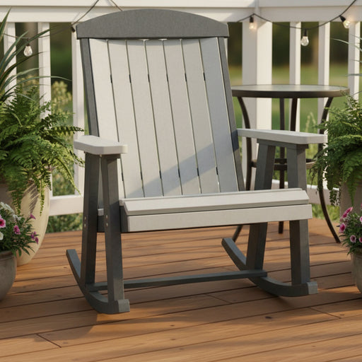 amish gateway rocking chair poly outdoor furniture