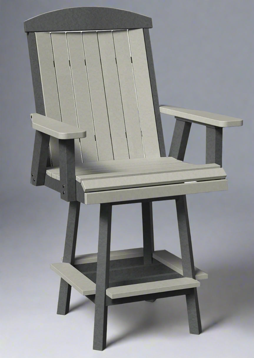 amish gateway swivel bar chair poly furniture outdoor funriture