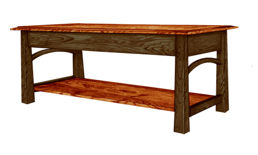 Amish Madison Bow Coffee Table Coffee Tables Contemporary