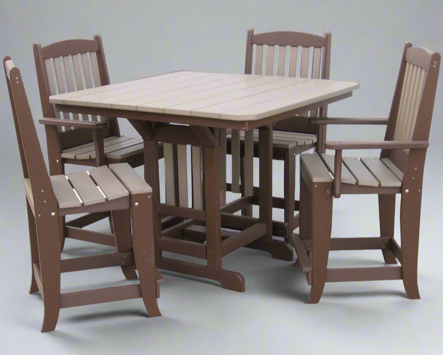 Amish Vineyard Mission Arm Counter/Bar Chair