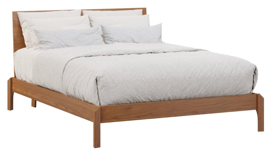 Amish Reveal Low Headboard Platform Bed