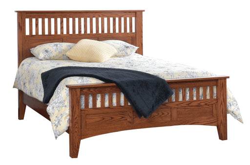 Amish Siesta Mission Bed Spindle/Slat Beds Mission