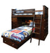 Ultimate Bunk Bed w/ Ladder Storage Bunk Beds Contemporary